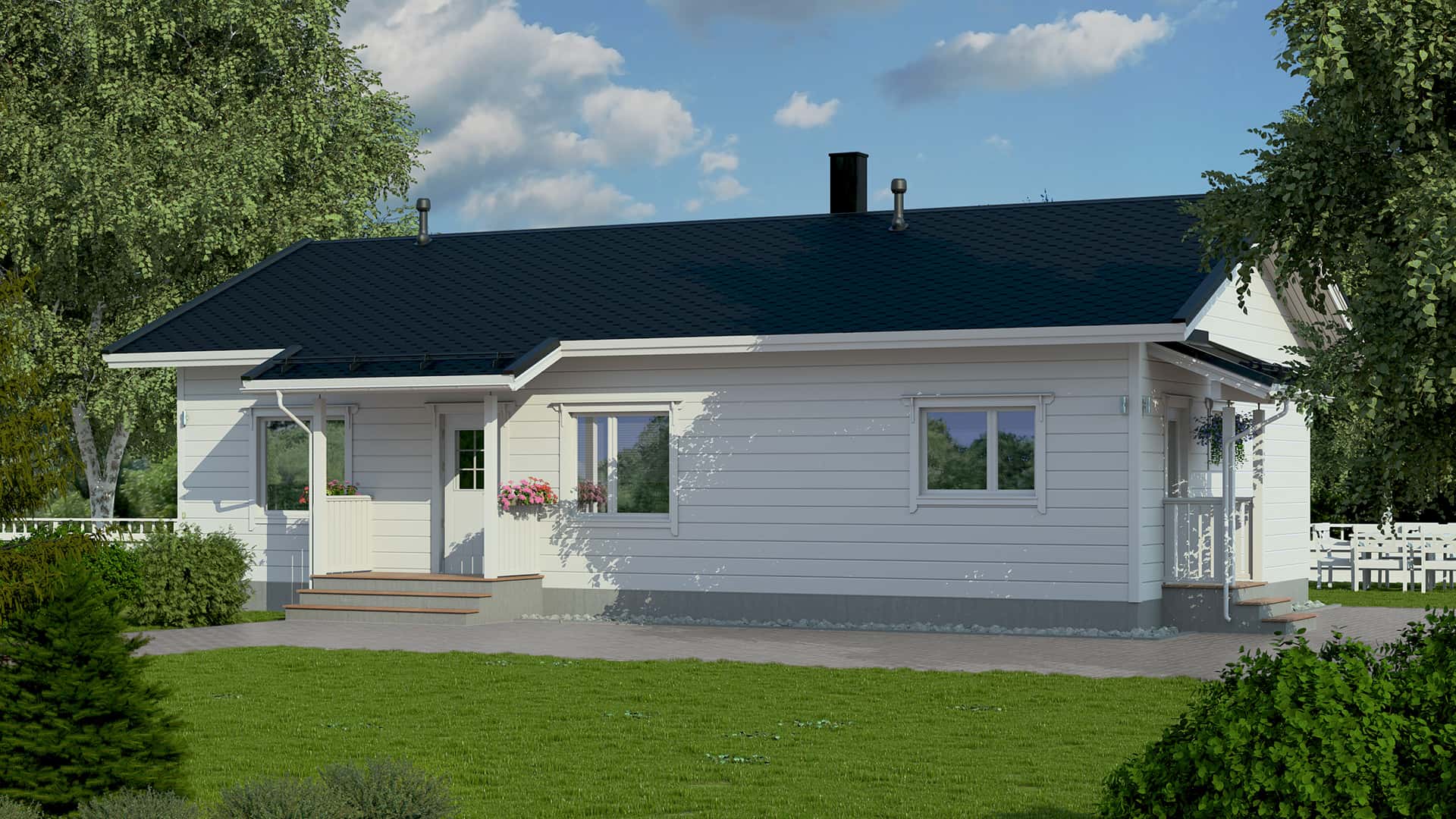 Дом из бруса 13×9 м Дом из бруса 13×9 м