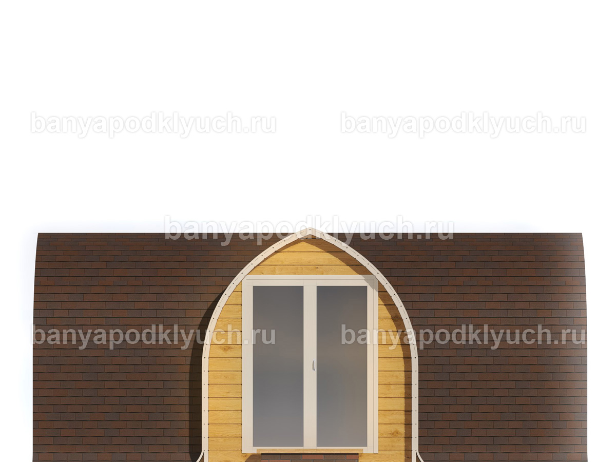 Баня-бочка 6x2.3 м Баня-бочка 6x2.3 м